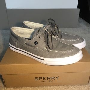 Sperry Bahama II Boat Grey Size 10.5